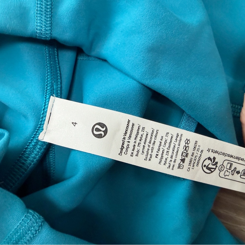 Lululemon Wunder Train Leggings in Hawaiian Blue - Picture 4 of 5